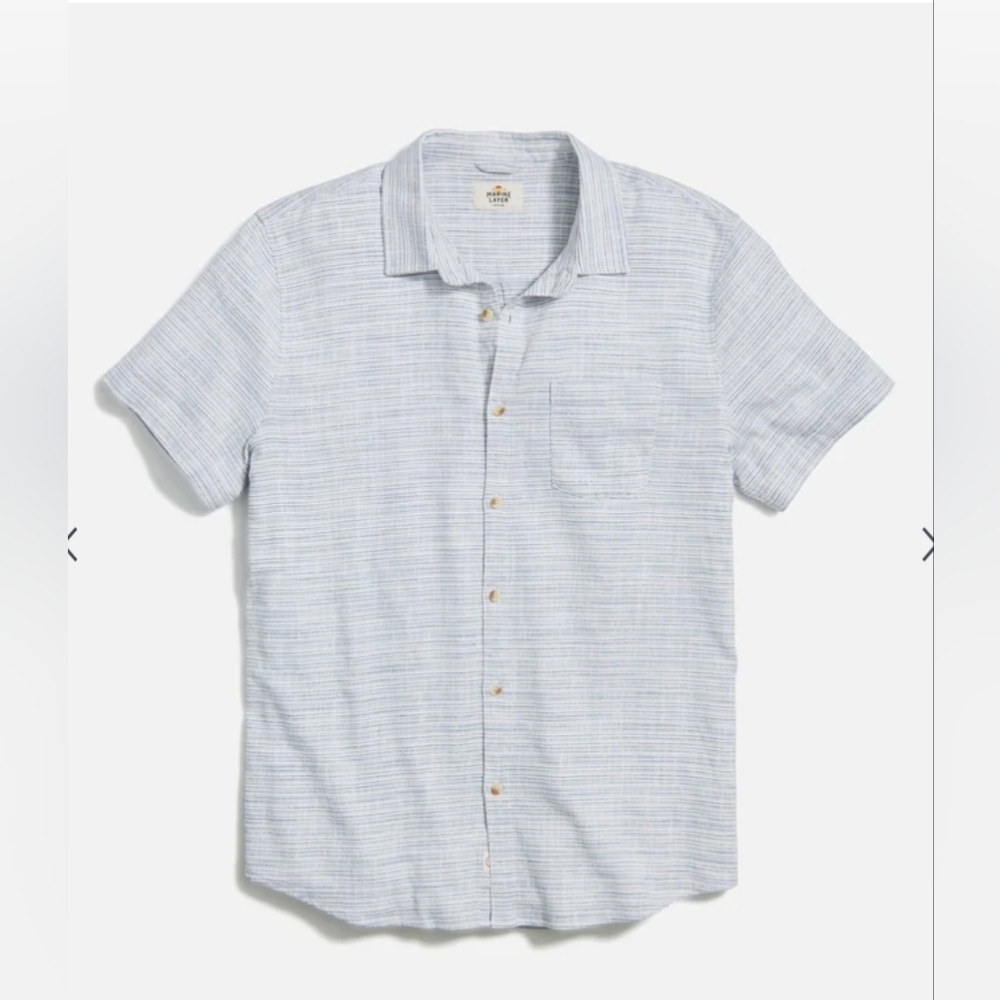 Marine Layer Stretch Selvage Short Sleeve Shirt